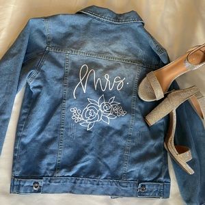 Mrs Denim Jacket. Wedding Outfit!